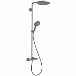Colonne de douche thermostatique Raindance Select S 240 noir chromé brossé