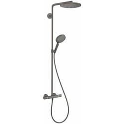 Colonne de douche thermostatique Raindance Select S 240 noir chromé brossé