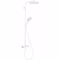 Colonne de douche thermostatique Raindance Select S 240 blanc mat