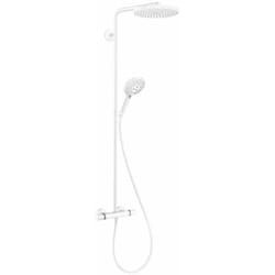Colonne de douche thermostatique Raindance Select S 240 blanc mat