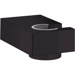 Support pommeau de douche Porter E noir mat