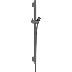Barre de douche Unica S Puro 65 cm avec flexible Noir chromé brossé