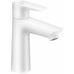 Talis e - Mitigeur d'évier avec garniture de vidage, CoolStart, blanc mat 71713700 - Hansgrohe