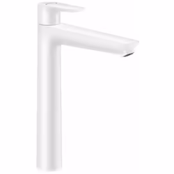 Mitigeur de lavabo HANSGROHE Talis E , avec tirette et vidage blanc mat - 71716700