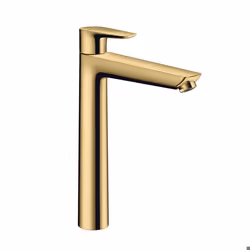 Mitigeur de lavabo HANSGROHE Talis E , avec tirette et vidage aspect doré poli - 71716990