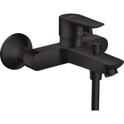 Talis e Mitigeur bain/douche avec Limiteur de température, Noir mat (71740670) - Hansgrohe