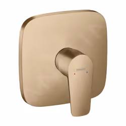Robinet de douche encastré sans corps pour 1 sortie cartouche en céramique limiteur de température réglable montage sur le co ...