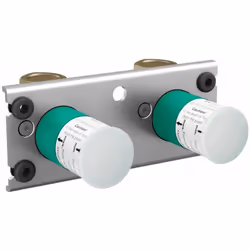 Bâti-support de base pour Showerpipe 360 1jet avec installation encastrée avec insonorisation la position des raccords est pr ...