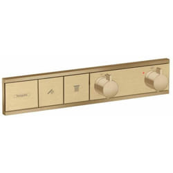 Hansgrohe - RainSelect - Mitigeur encastré pour 2 sorties, bronze brossé 15380140