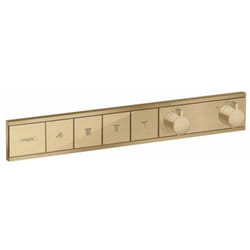 Hansgrohe - RainSelect - Mitigeur encastré pour 4 sorties, bronze brossé 15382140