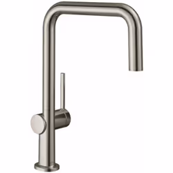 Mitigeur de cuisine Focus ComfortZone 220 étendue de rotation réglable sur 4 positions : 60°, 110°, 150° ou 360° jet laminair ...