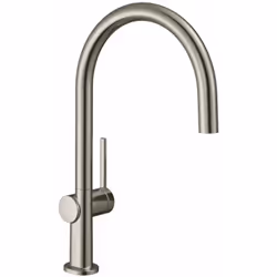 Mitigeur de cuisine Focus ComfortZone 220 étendue de rotation réglable sur 4 positions : 60°, 110°, 150° ou 360° jet laminair ...