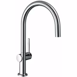 Mitigeur de cuisine Focus ComfortZone 220 étendue de rotation réglable sur 4 positions : 60°, 110°, 150° ou 360° jet laminair ...