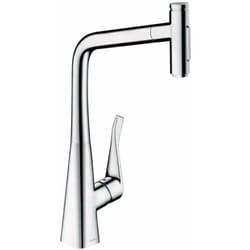 Mitigeur de cuisine 320 avec douchette extractible 2 jets chromé Metris Select M71 - Hansgrohe