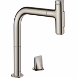 Mitigeur de cuisine HANSGROHE Metris Select M71 - Douchette extractible - 7381