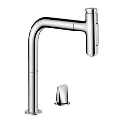 Metris Select mélangeur de cuisine 2 trous 73819000 chromé , 2jet, douchette extractible - Hansgrohe