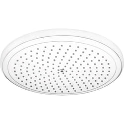 Douche de tête 280 1 jet - HANSGROHE - Blanc mat - Métal - Economie deau Non