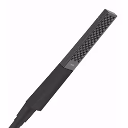 Caractéristiques de la douchette à main 100 1 jet, Noir mat Hansgrohe Rainfinity (26866670) : Dimension: 100x38mm Jet PowderR ...