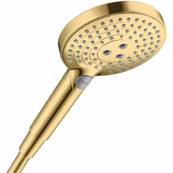 Douche à main avec trois types de jets douche à main à double coque jet de douche Rain, RainAir, Whirl débit maximal à 0,3 MP ...