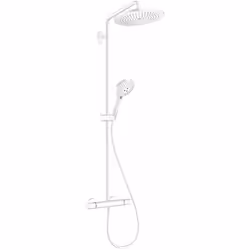 Le kit de douche mural Showerpipe 280 comprend tête de douche taille du module de douche : 280 mm type de jet : RainAir racco ...