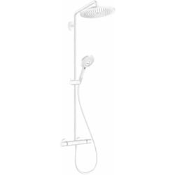 Colonne de douche thermostatique Hansgrohe Croma Select s 280 blanc mat