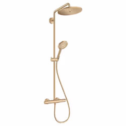 Description générale Cette colonne de douche Croma Select S de Hansgrohe comprend une douche de tête Croma 280, une douchette ...