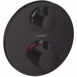 Mitigeur thermostatique encastré sans corps 2 fonctions (2 sorties) contrôle du débit et inverseur pour 2 sorties cartouche t ...