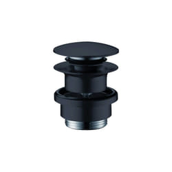 Bonde lavabo Push-open Hansgrohe noir mat