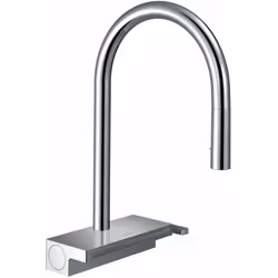 Robinet de cuisine avec douchette Aquno Select M81 170 3 jets chromé