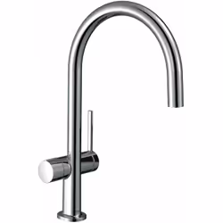 Mitigeur de cuisine Talis M54 220 robinet d’arrêt pour sortie amplitude de rotation réglable sur 4 plages de 60°, 110°, 150°  ...
