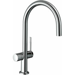 Hansgrohe - M54 - Mitigeur d'évier Talis 220, avec vanne d'arrêt, chrome 72805000