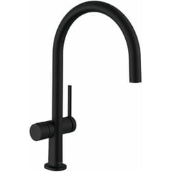 M54 - Mitigeur d'évier Talis 220, avec vanne d'arrêt, noir mat 72805670 - Hansgrohe