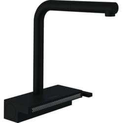Robinet de cuisine avec douchette Hansgrohe Aquno Select M81 250 2 jets noir mat