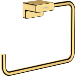 AddStoris Anneau porte-serviette fixation murale, Doré poli (41754990) - Hansgrohe