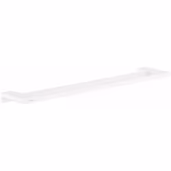 Porte-serviettes double installation murale matériau : métal longueur : 648 mm entraxe de raccordement : 626 mm finition de s ...