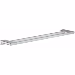Porte-serviettes double installation murale matériau : métal longueur : 648 mm entraxe de raccordement : 626 mm finition chro ...
