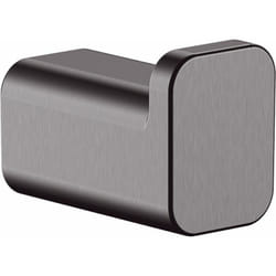 AddStoris Crochet Simple noir chromé brossé - Hansgrohe