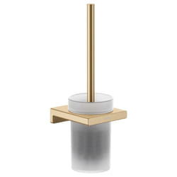 AddStoris - Brosse wc murale, verre mat / bronze brossé 41752140 - Hansgrohe