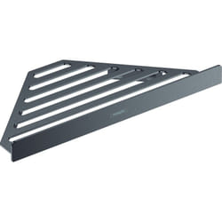 HANSGROHE Tablette d'angle noir chromé brossé AddStoris