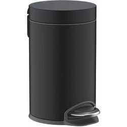 Poubelle à pédale 3 litres AddStoris Noir Mat - Hansgrohe