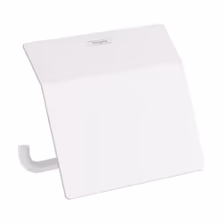Porte-papier WC avec couvercle blanc mat AddStoris
