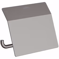 Porte-rouleaux avec couvercle dimensions : 153 × 116 × 86 mm pour 1 rouleau de papier toilette matériau : métal finition de s ...
