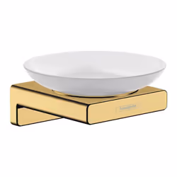 Les avantages du porte-savon HANSGROHE AddStoris doré poli : Forme moderne Moderne en version doré poli Verre mat facile à en ...