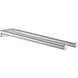 Porte-serviettes AddStoris double branche 45 cm chromé