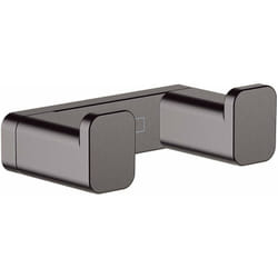 AddStoris - Crochet double, chrome noir brossé 41755340 - Hansgrohe