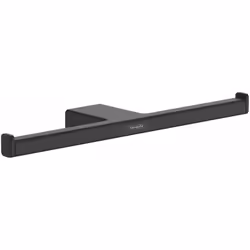 Porte-rouleaux inox dimensions : 300 x 78 x 21 mm pour 2 rouleaux de papier toilette matériau : métal finition de surface : n ...