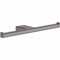 Porte-papier double 300 mm noir chromé brossé AddStoris