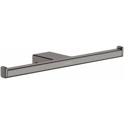 Porte-papier double 300 mm noir chromé brossé AddStoris