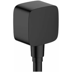 Fixfit - Coude de raccordement avec clapet anti-retour, noir mat 26457670 - Hansgrohe