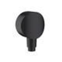 Raccord mural Fixfit S avec clapet anti-retour noir mat - Hansgrohe 2645